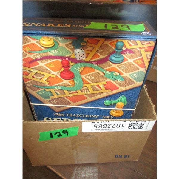 BOX C/W ASSORTED GAMES