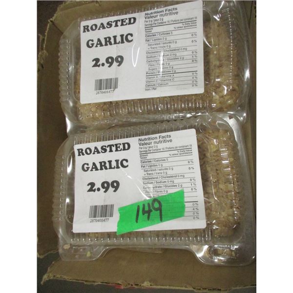 FREIGHT DAMAGE (AS IS):  ROASTED GARLIC - 2 CONTAINERS