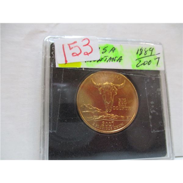 1889 - 2007 USA MONTANA BIG SKY COUNTRY PROOF QUARTER