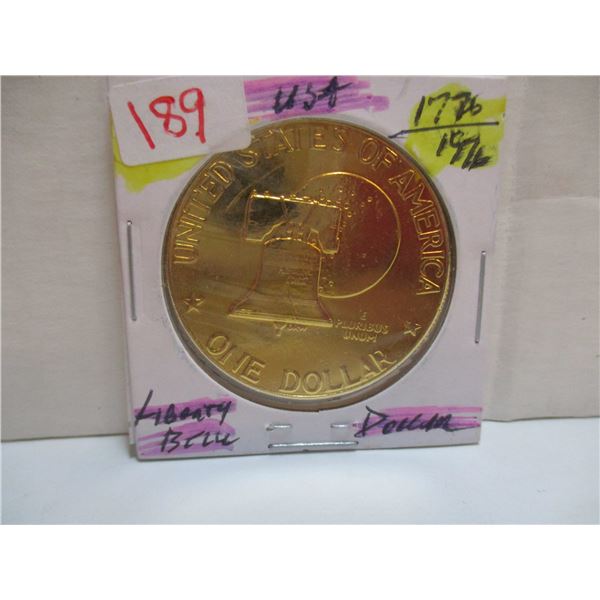 1776 - 1976 USA LIBERTY BELL DOLLAR