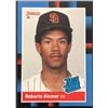Image 1 : 1988 DONRUSS ROBERTO ALOMAR (HOF) ROOKIE CARD