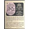 Image 2 : 1971 O-PEE-CHEE BILL BAKER (HOF)