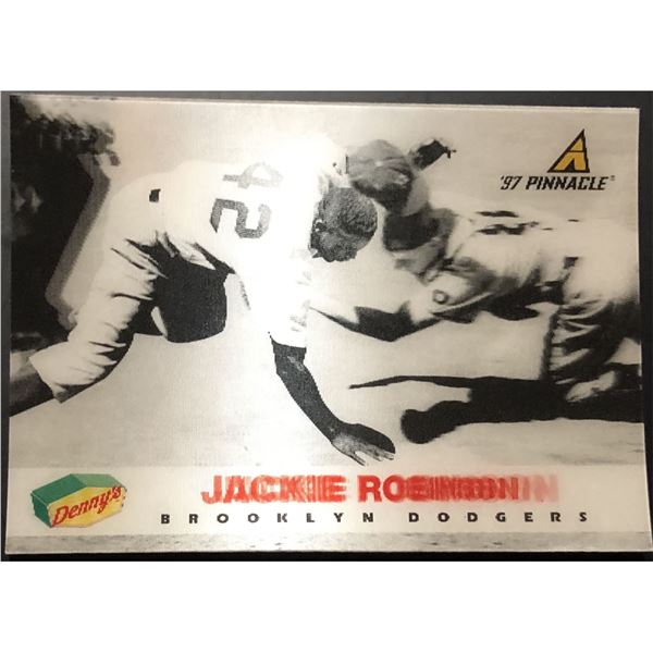 1997 PINNACLE DENNY'S JACKIE ROBINSON (HOF)