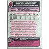 Image 2 : 1977 TOPPS NFL JACK LAMERT (HOF)