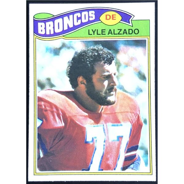1977 TOPPS NFL LYLE ALZADO