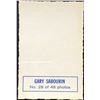Image 2 : 1970-71 O-PEE-CHEE DECKLE EDGE GARY SABOURIN