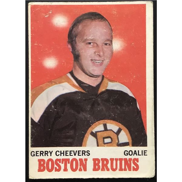 1970-71 O-PEE-CHEE GERRY CHEEVERS (HOF)
