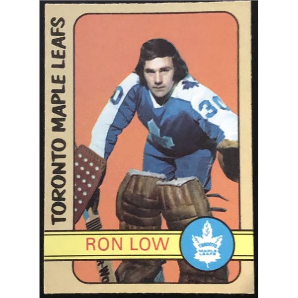 1972-73 O-PEE-CHEE RON LOW ROOKIE CARD