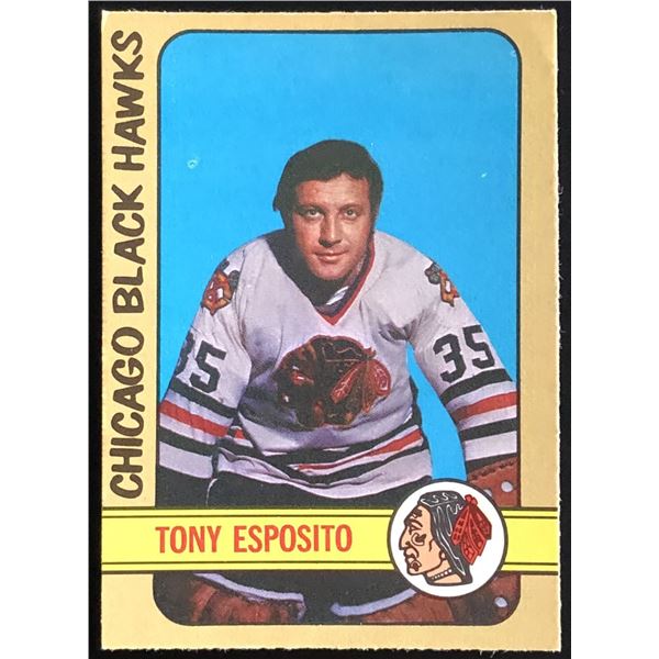 1972-73 O-PEE-CHEE TONY ESPOSITO (HOF)