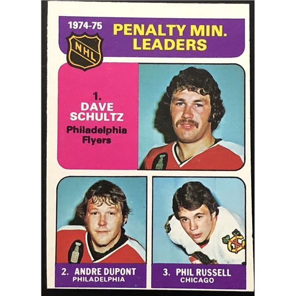 1975-76 O-PEE-CHEE DAVE SCHULTZ