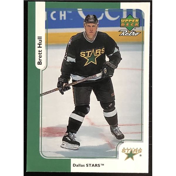 1999-2000 UPPER DECK RETRO BRETT HULL (HOF)