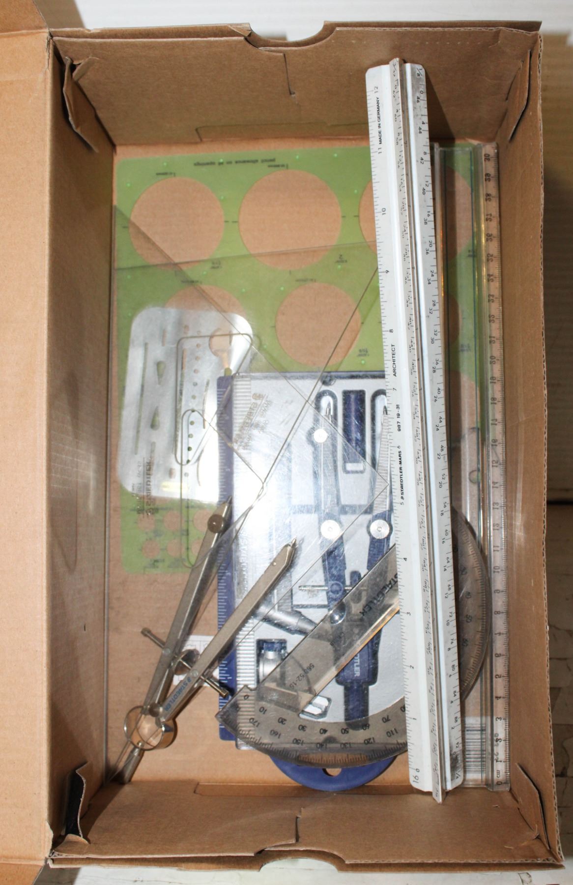 Drafting Tools Container Box STEADTLER DRAFTING TOOLS BOX