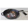 Image 1 : NEW GOURMET 13" CAST IRON W/ DOUBLE POUR SPOUTS