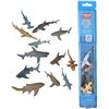 Image 1 : NEW WILD REPUBLIC SHARK NATURE TUBE - 12 FIGURES