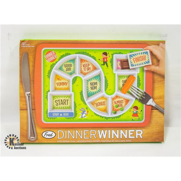 NEW FRED DINNER WINNER KIDS DINNER TRAY