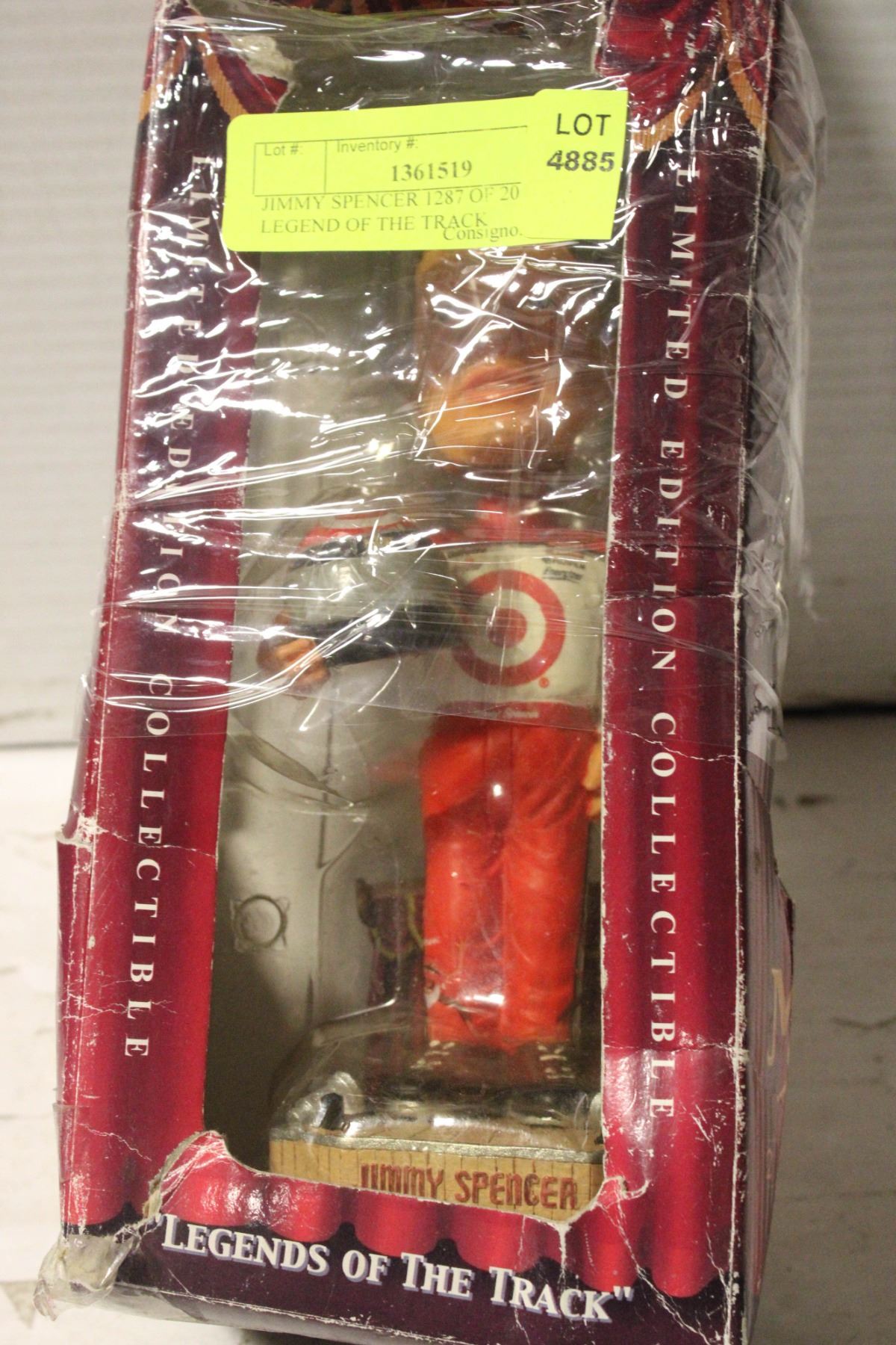 JIMMY SPENCER 1287 OF 2041 LEGEND OF THE TRACK