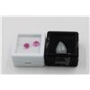 Image 1 : #80-HEATED RED RUBY 1.70CT & WHITE SAPPHIRE