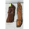 Image 1 : 2 B.C. WOOD CARVINGS TOGETHER SIGNED-ESTATE