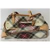 Image 1 : ESTATE POLO NUMBERED PLAID PURSE-ESTATE
