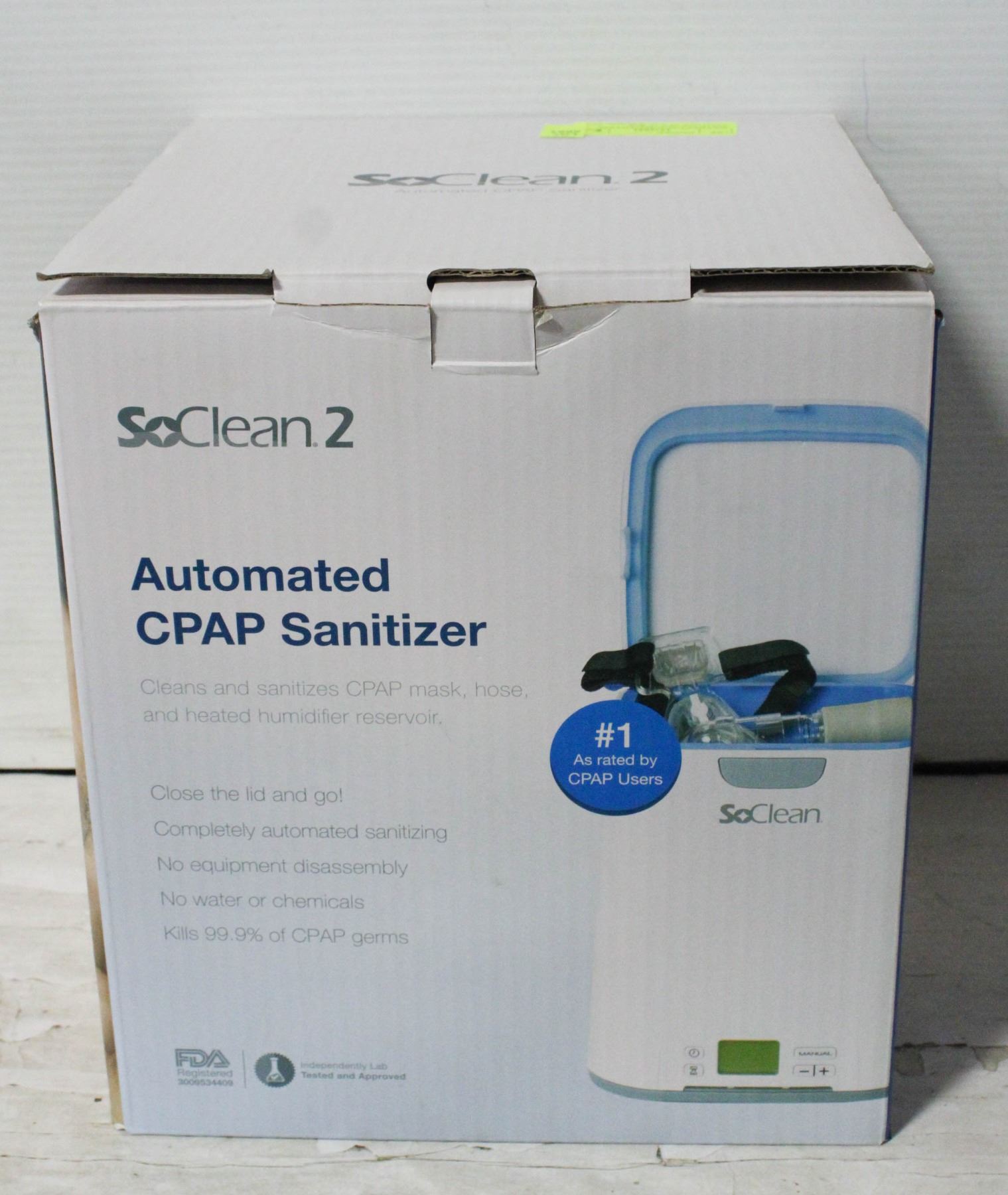 SOCLEAN 2 AUTOMATED CPAP SANITIZER NEW IN BOX