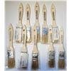 Image 1 : 5) LOT OF 10 NATURAL PURE BRISTLE 1" PAINT