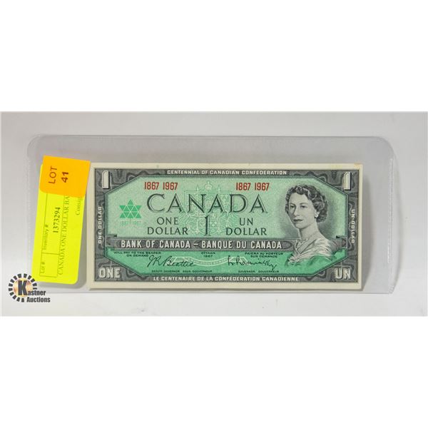 CANADA ONE DOLLAR BANK NOTE