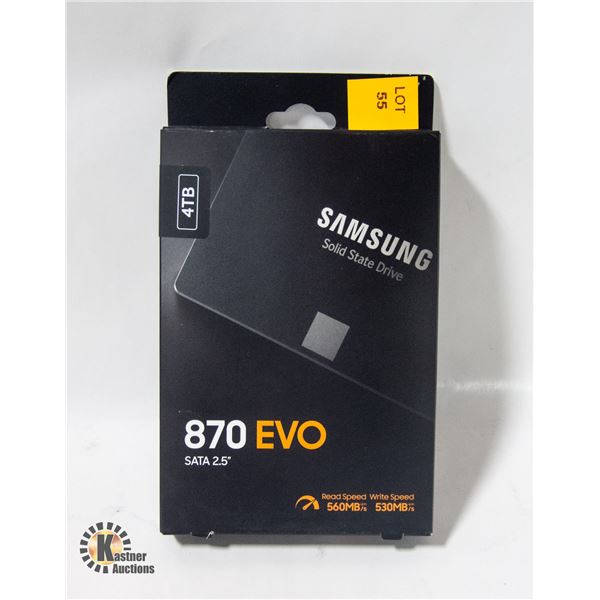 NEW SAMSUNG 4TB SSD 870 EVO