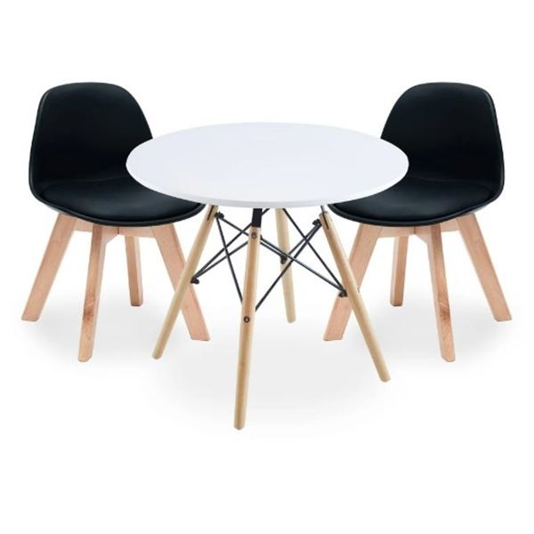 NEW ASSEMBLED ROUND CHILDRENS TABLE WITH 2 CHAIRS