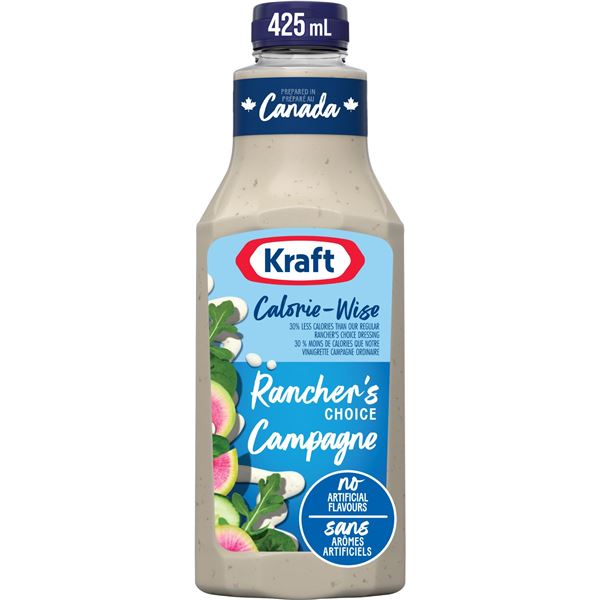NEW 10 X 425ML DRESSING CAL-WISE RANCHERS CHOICE