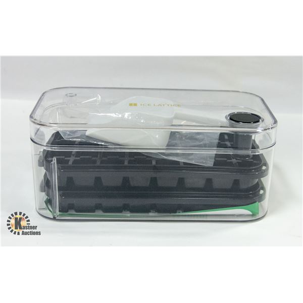 NEW COVERED ICE TRAY BLACK
