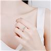 Image 2 : 1 CT GRA CERTIFIED HEART SHAPED SZ 7 925 SILVER