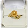 Image 2 : PERFECT AAA +12MM NATURAL GOLD TONE ROUND SHELL