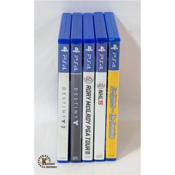 PS4 GAMES COLLECTIONS