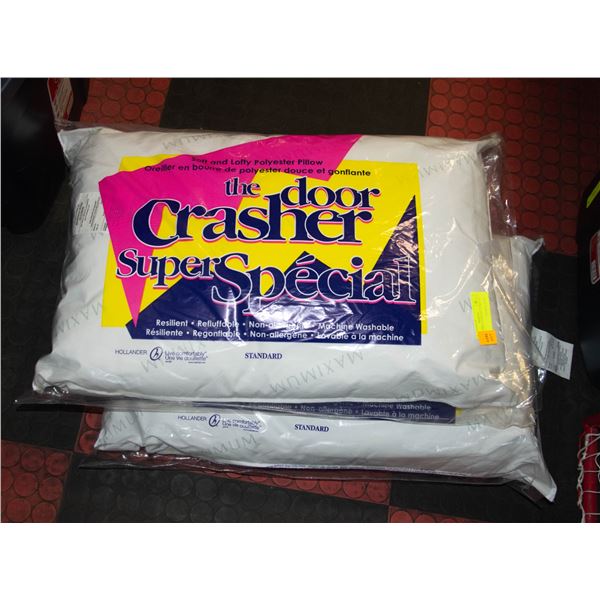 BAILIFF SEIZED: 2 X PILLOWS STANDARD COMFORT