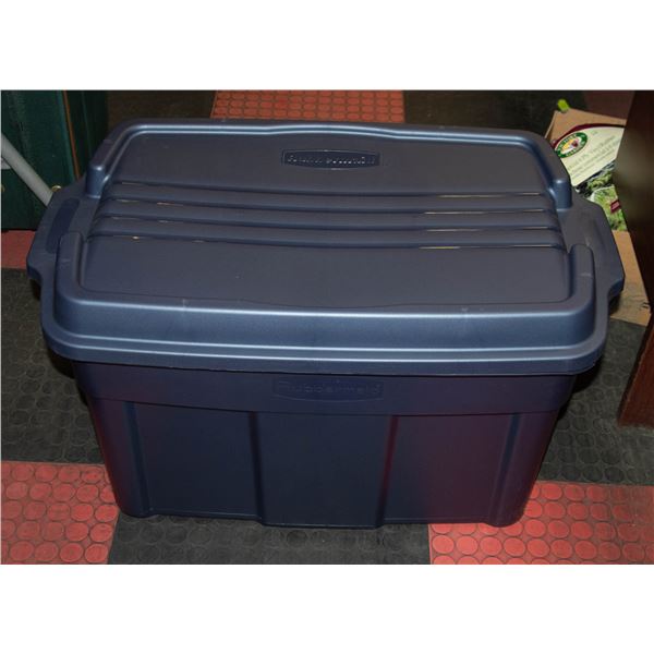 NEW HITOP RUBERMAID ROUGHNECK 140 LITRE TOTE W/