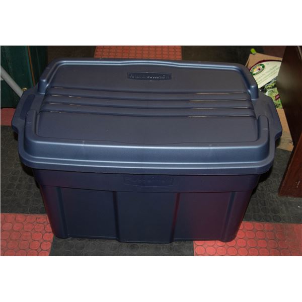 NEW HITOP RUBERMAID ROUGHNECK 140 LITRE TOTE W/