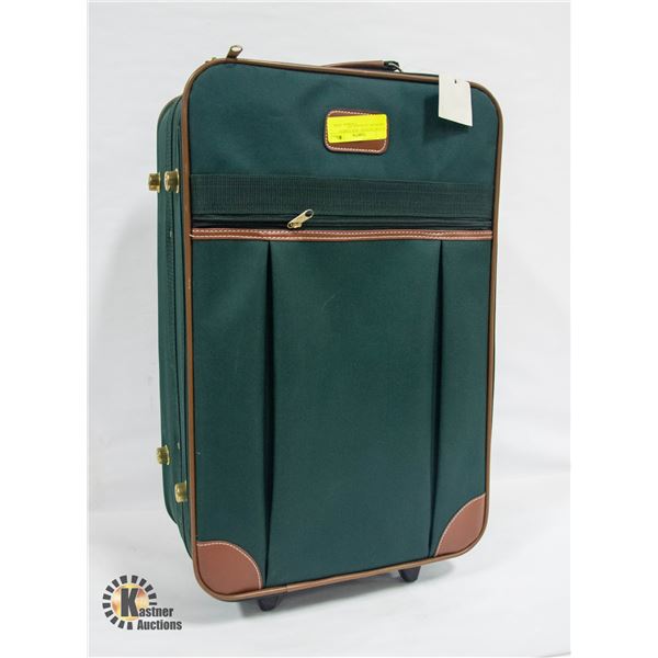 BAILIFF SEIZURE- NEW FOREST GREEN 2PC LUGGAGE SET