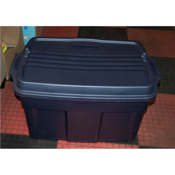 NEW HITOP RUBBERMAID ROUGHNECK 140 LITRE TOTE W/