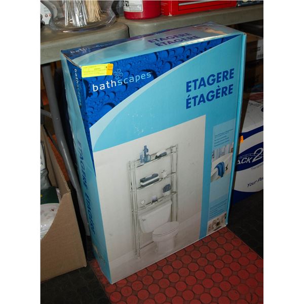 BAILIFF SEIZED: ETAGERE BATH SCAPES