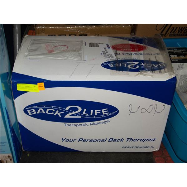 BAILIFF SEIZED:BACK2LIFE THERAPEUTIC MASSAGER YOUR