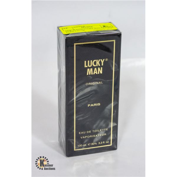 NEW SEALED LUCKY MAN ORIGINAL PARIS EAU DE