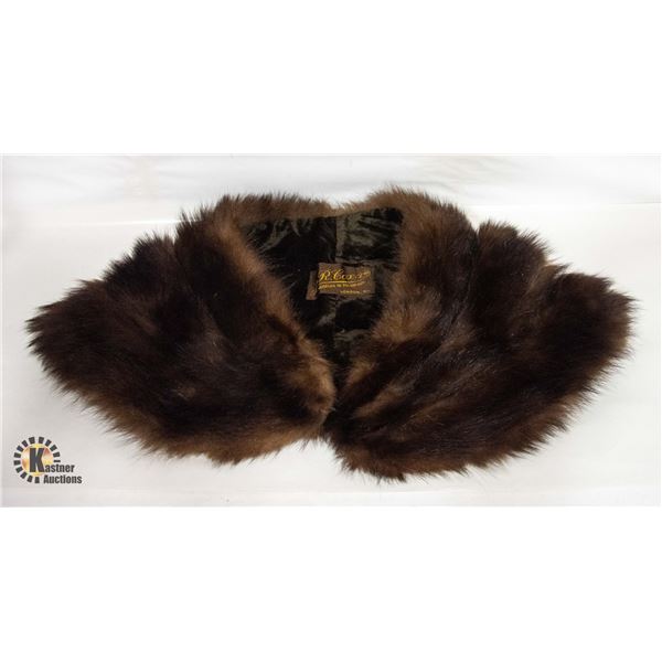AUTHENTIC XLARGE MINK FUR SHOULDER WRAP