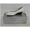 Image 1 : BAILIFF SEIZED: ALDO LADYS BLK/ WHT HEEL OPEN TOE