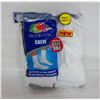 Image 1 : WHITE CREW SOCKS 12-16 SIZE 6-PACK FRUIT OF LOOM