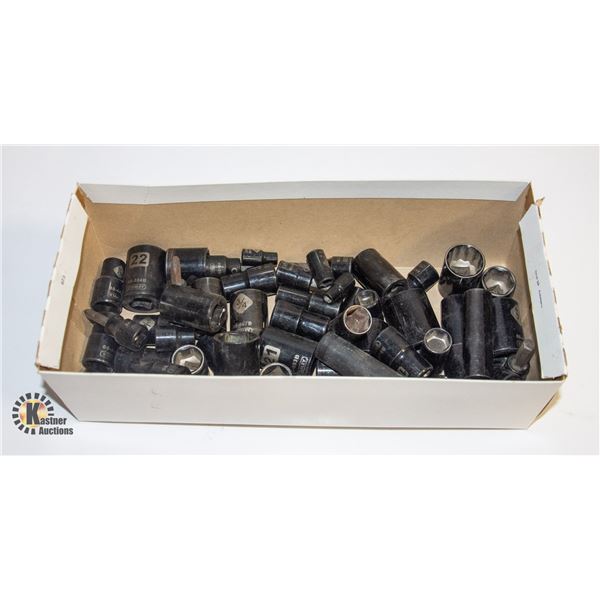 LOT OF STANLEY SOCKETS