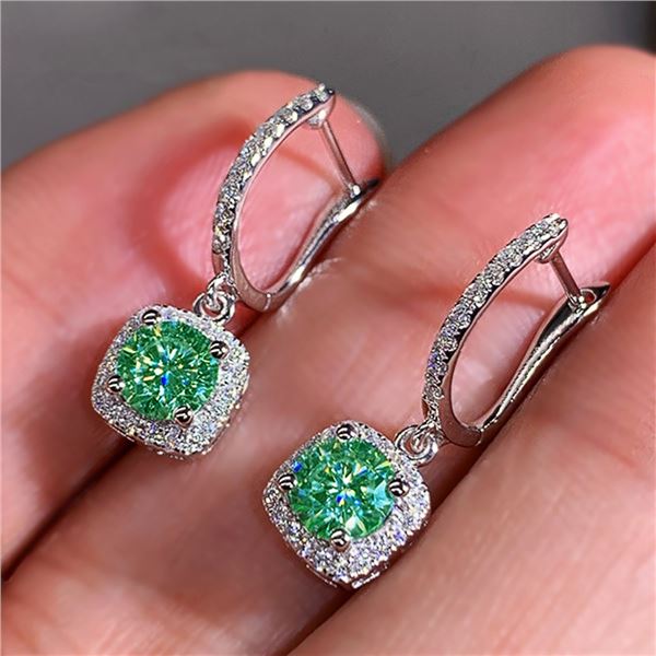 NEW EXQUISITE LADIES MICRO-INLAID EARRINGS