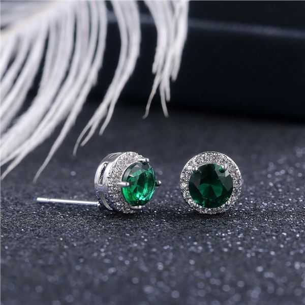 NEW LADIES MICRO-INLAID CLASSIC EARRINGS