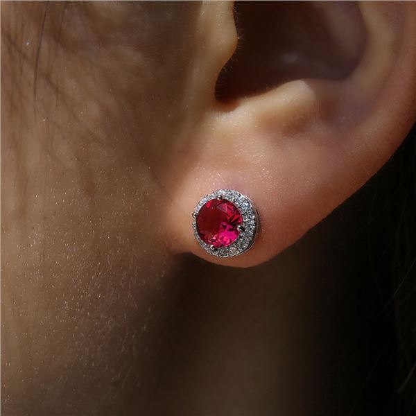 NEW LADIES MICRO-INLAID CLASSIC EARRINGS