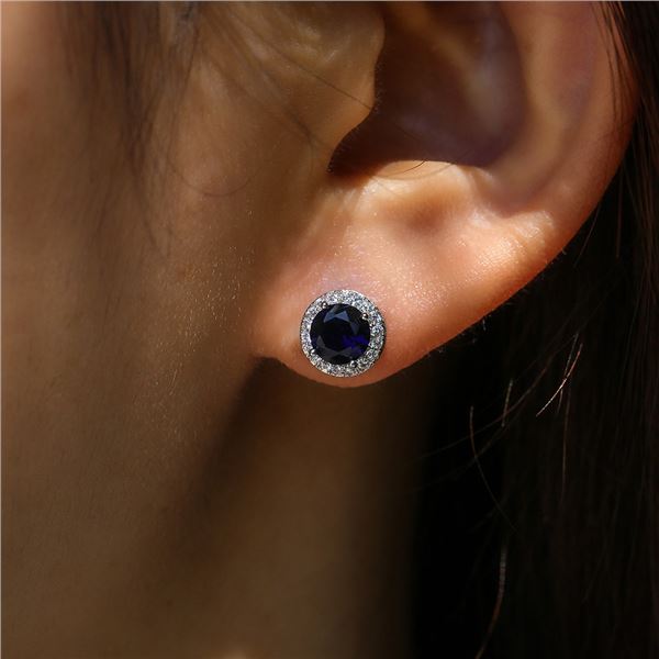 NEW LADIES MICRO-INLAID CLASSIC EARRINGS
