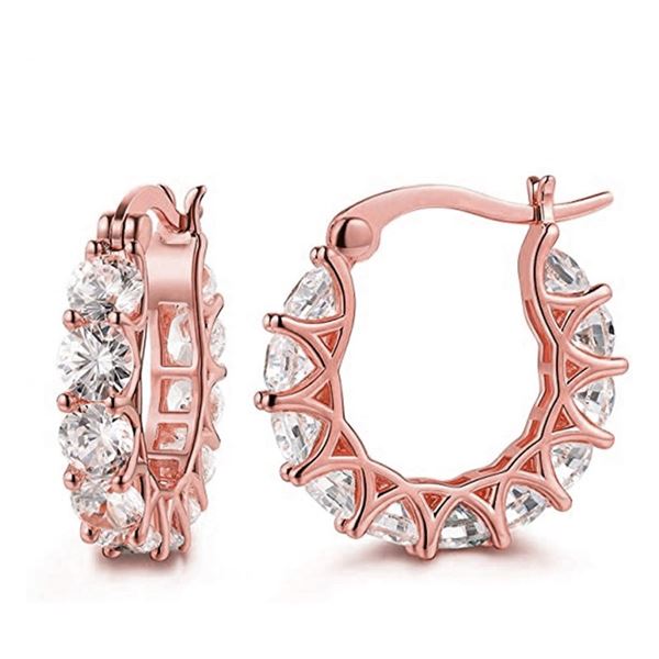 NEW LADIES MICRO-INLAID EARRINGS